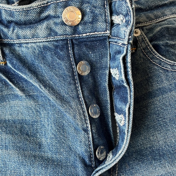 Helmut Lang Tacked Crop Flare Jeans - Picture 6 of 9